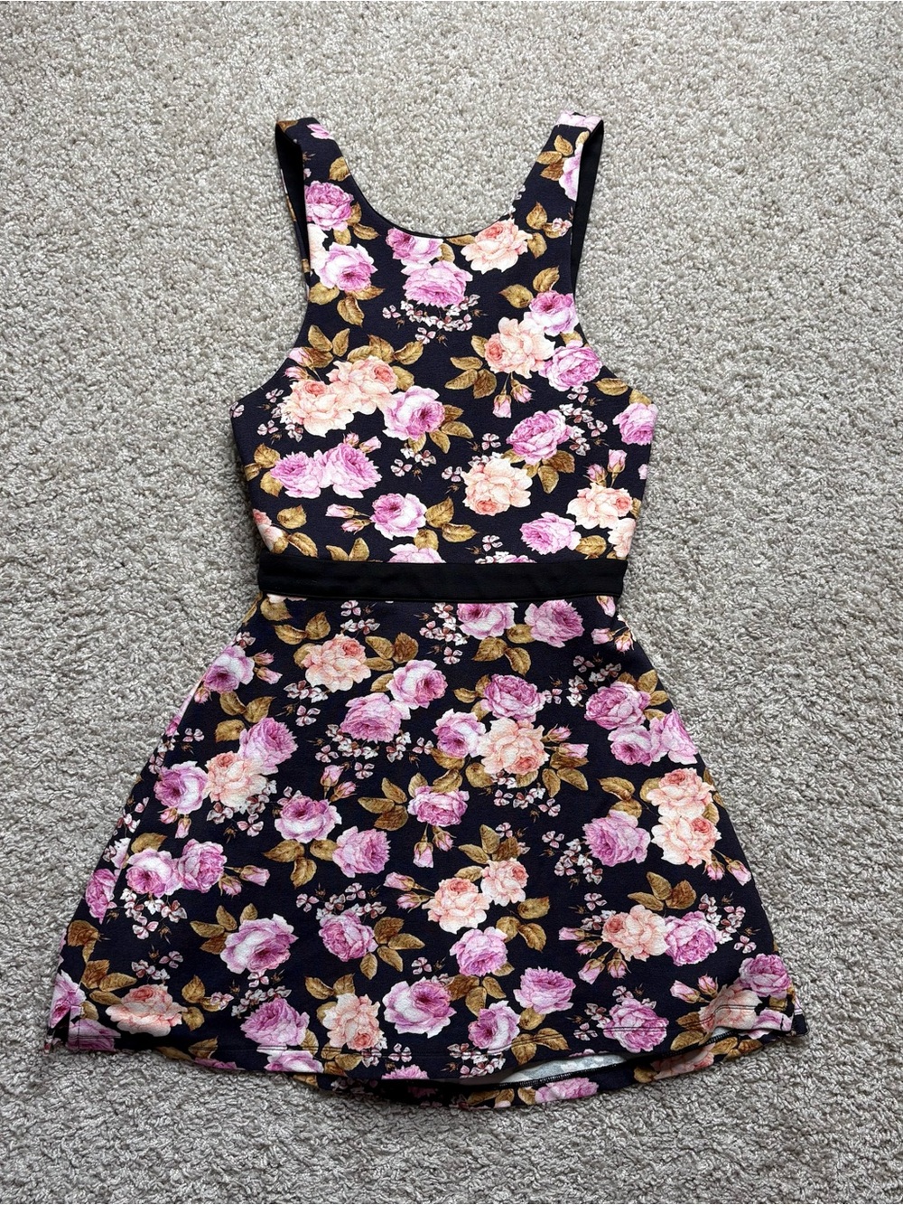 For Love & Lemons Open Back Mini Dress